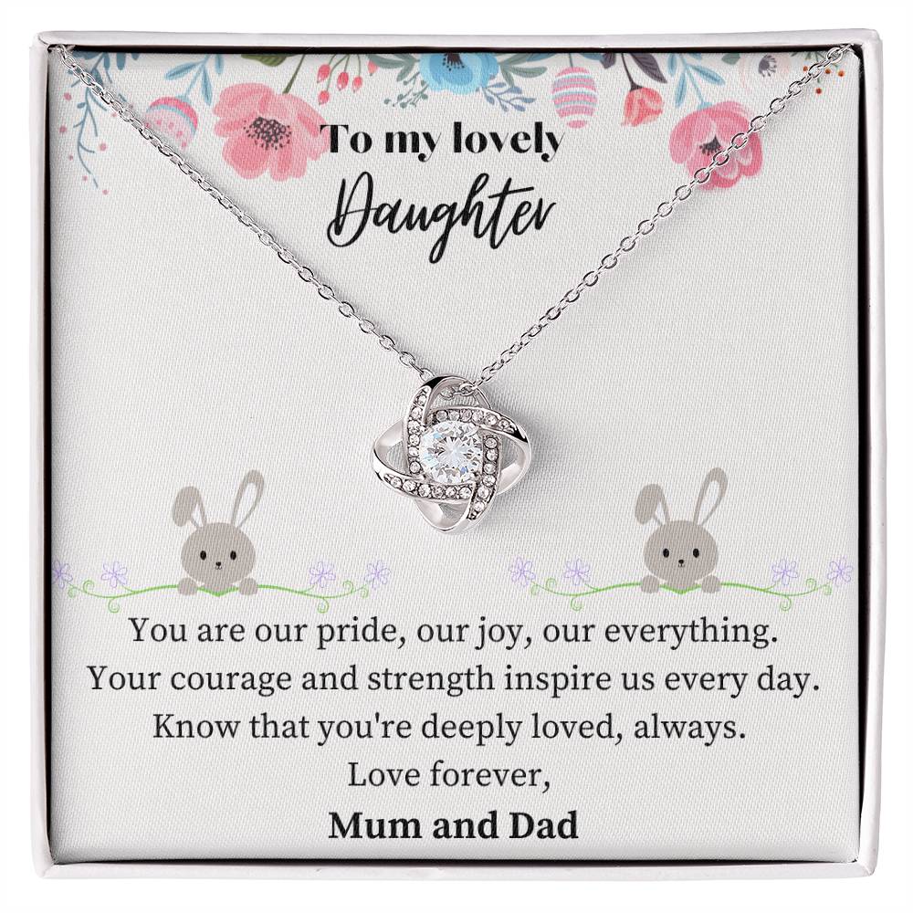 Daughter Gift, Daughter Necklace, Birthday Gift Daughter, Daughter Jewellery, Personalised Jewellery Gift for Women & Girls, From Mum and Dad